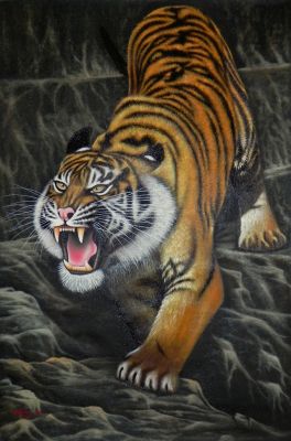 Tiger braun (106 cm x 155 cm)