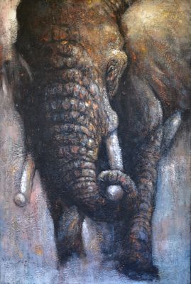 Old Elephant I ( 105 cm x 155 cm)