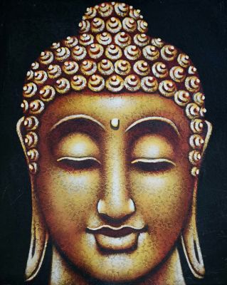Buddha XXL (106 cm x 126 cm)