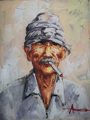 Smoker (65 cm x 81 cm)